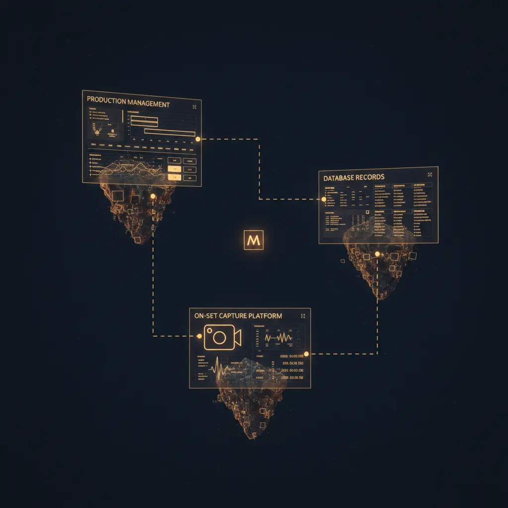 Disconnected data silos floating in isolation